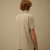 Polo met logo, korte mouwen, van stretchpiqué