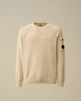 Raglan-trui met ronde hals van katoen/nylon