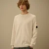 Raglan-trui met ronde hals van katoen/nylon