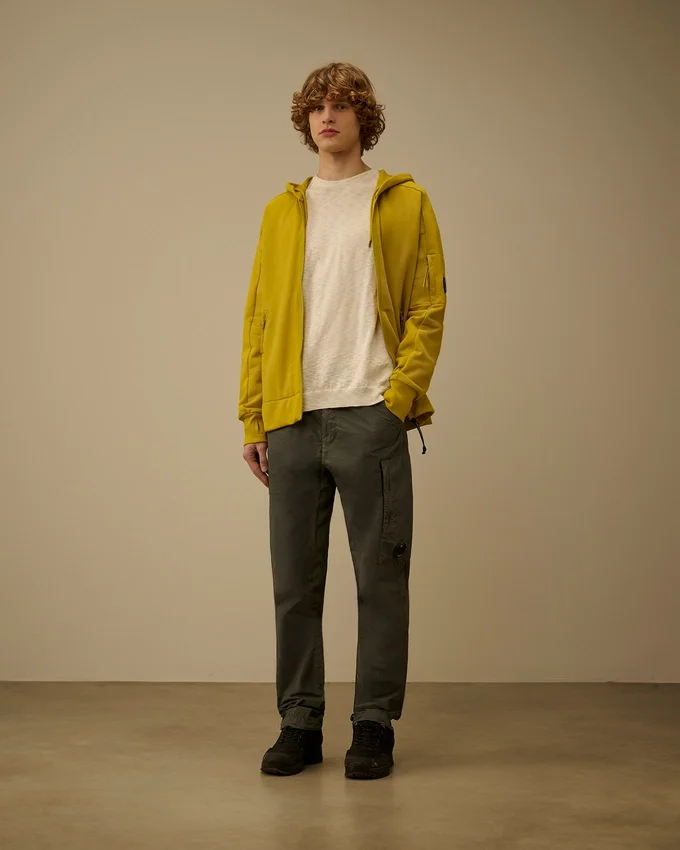 Raglan-trui met ronde hals van katoen/nylon