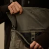 Schoudertas met visgraatpatroon