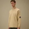 Sea Island-katoenen trui met Lens-motief