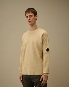 Sea Island-katoenen trui met Lens-motief