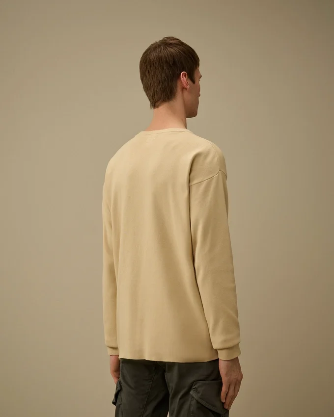Sea Island-katoenen trui met Lens-motief