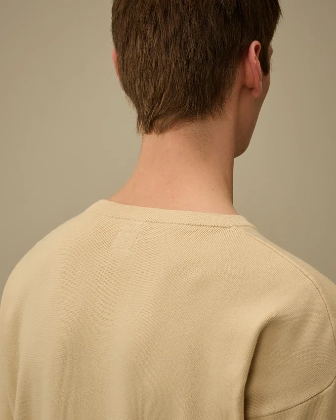 Sea Island-katoenen trui met Lens-motief