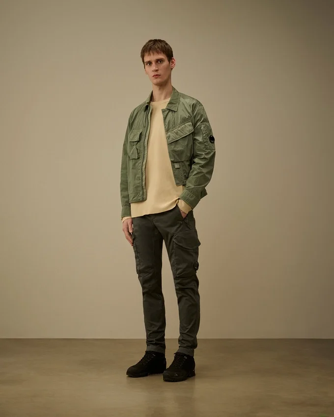 Sea Island-katoenen trui met Lens-motief
