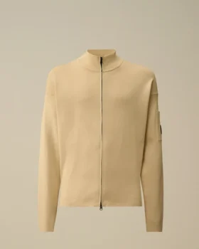 Sea Island-katoenen vest met ritssluiting voor Lens-brillen