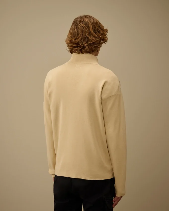 Sea Island-katoenen vest met ritssluiting voor Lens-brillen