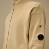 Sea Island-katoenen vest met ritssluiting voor Lens-brillen