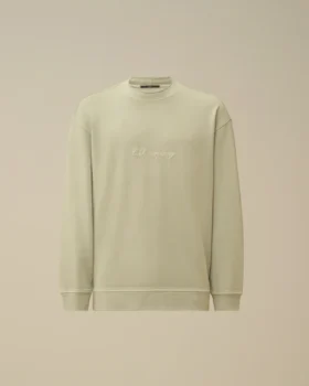 Sweatshirt met boxy pasvorm en mockneck van gekamd jersey 10/2