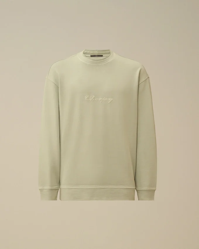 Sweatshirt met boxy pasvorm en mockneck van gekamd jersey 10/2