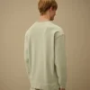 Sweatshirt met boxy pasvorm en mockneck van gekamd jersey 10/2