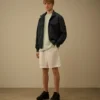 Sweatshirt met boxy pasvorm en mockneck van gekamd jersey 10/2