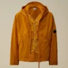 Twill-jas met capuchon en Lens-luik