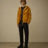 Twill-jas met capuchon en Lens-luik