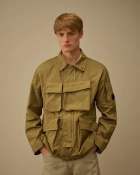 Twill-jas met ritssluiting voor de Lens
