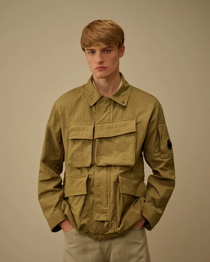 Twill-jas met ritssluiting voor de Lens
