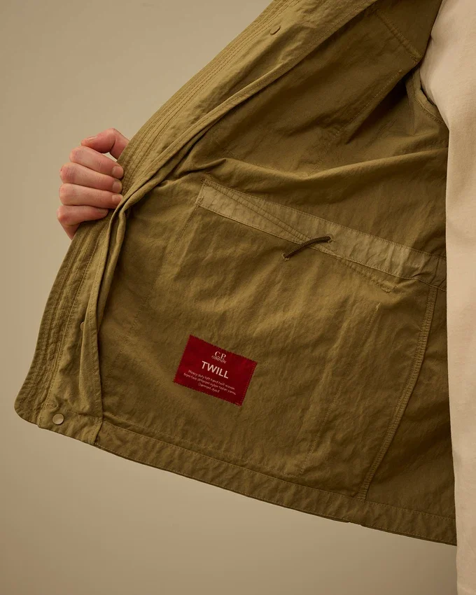 Twill-jas met ritssluiting voor de Lens