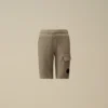 U16 Diagonal Fleece Cargo Lens-sweatshorts