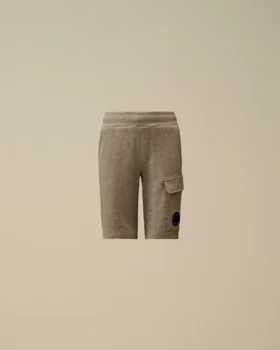 U16 Diagonal Fleece Cargo Lens-sweatshorts
