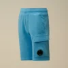 U16 Diagonal Fleece Cargo Lens-sweatshorts