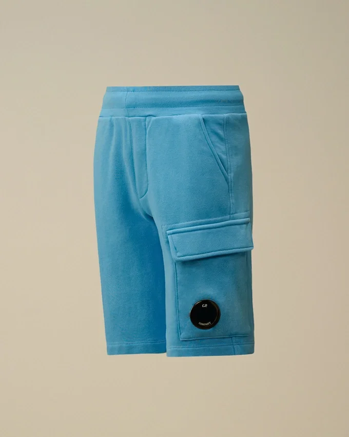 U16 Diagonal Fleece Cargo Lens-sweatshorts