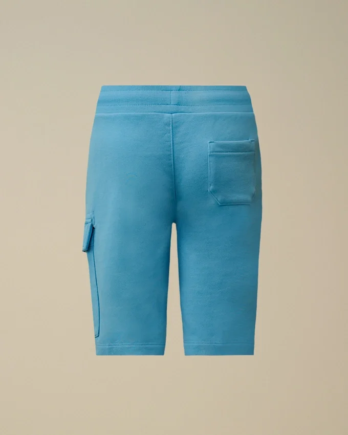 U16 Diagonal Fleece Cargo Lens-sweatshorts