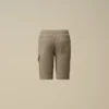 U16 Diagonal Fleece Cargo Lens-sweatshorts