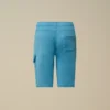 U16 Diagonal Fleece Cargo Lens-sweatshorts