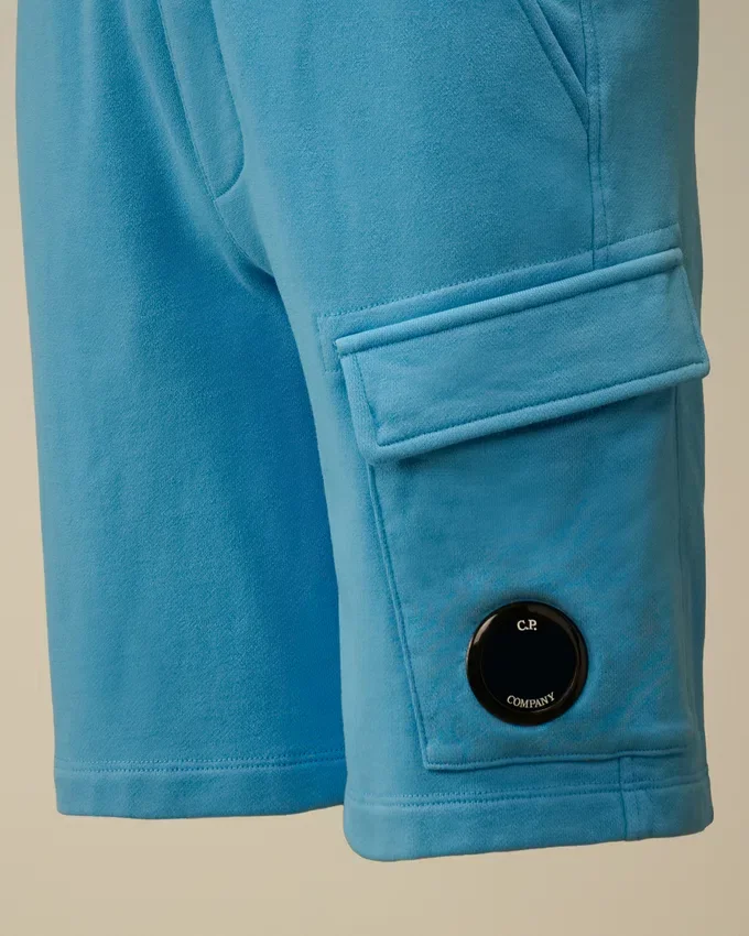 U16 Diagonal Fleece Cargo Lens-sweatshorts