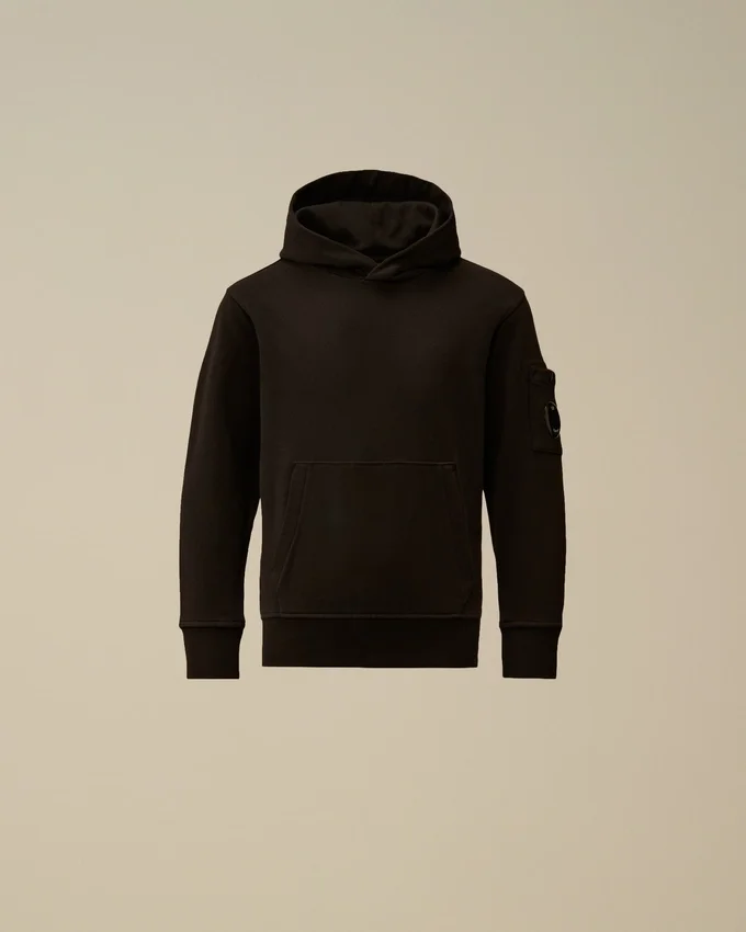 U16 Diagonal Fleece-sweatshirt met capuchon en Lens
