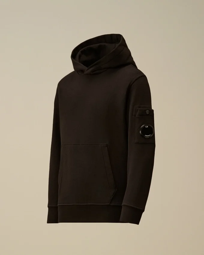 U16 Diagonal Fleece-sweatshirt met capuchon en Lens