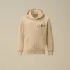 U16 Diagonal Fleece-Sweatshirt met capuchon en ritssluiting