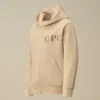 U16 Diagonal Fleece-Sweatshirt met capuchon en ritssluiting