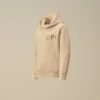 U16 Diagonal Fleece-Sweatshirt met capuchon en ritssluiting