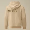U16 Diagonal Fleece-Sweatshirt met capuchon en ritssluiting