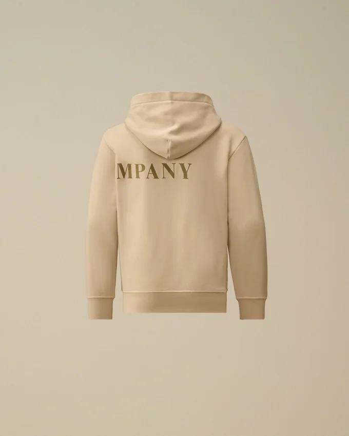 U16 Diagonal Fleece-Sweatshirt met capuchon en ritssluiting