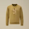 U16 Diagonal Fleece-Sweatshirt met ronde hals