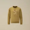 U16 Diagonal Fleece-Sweatshirt met ronde hals