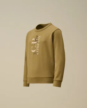 U16 Diagonal Fleece-Sweatshirt met ronde hals