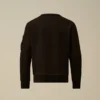 U16 Diagonal Fleece-Sweatshirt met ronde hals en logo