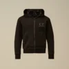 U16 Diagonal Fleece Zip Goggle-sweatshirt