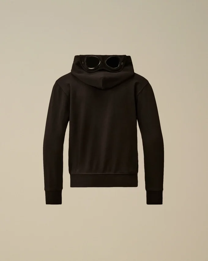 U16 Diagonal Fleece Zip Goggle-sweatshirt