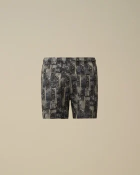 U16 Flatt Nylon zwemshort met print