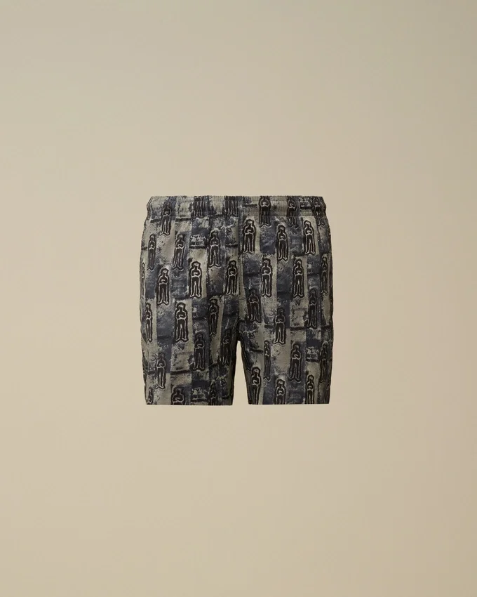 U16 Flatt Nylon zwemshort met print