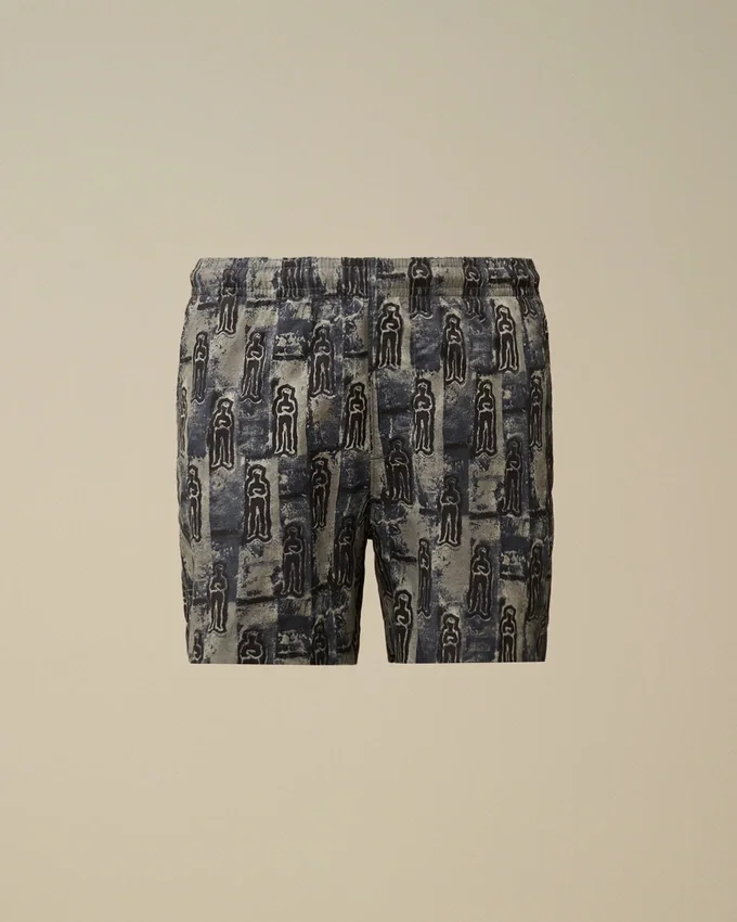 U16 Flatt Nylon zwemshort met print