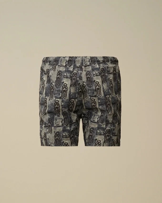 U16 Flatt Nylon zwemshort met print