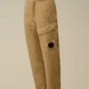 U16 katoen/linnen cargo-broek met Lens-motief