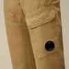 U16 katoen/linnen cargo-broek met Lens-motief