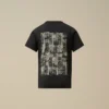U16 katoenen jersey 30/1 T-shirt met korte mouwen en Britse zeeman-afbeelding